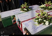 تشییع پیکر شهدای حملات آمریکایی صهیونی در اسکو