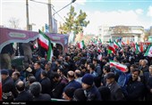 تشییع پیکر شهدای حملات آمریکایی صهیونی در اسکو