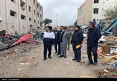 بازدید معاون شهردار تهران از اماکن آسیب‌دیده در شهر ری