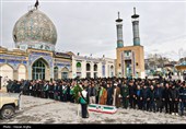 تشییع پیکر شهید حسین بازرگانی فر - زنجان
