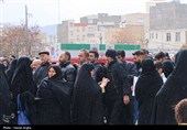 تشییع پیکر شهید حسین بازرگانی فر - زنجان