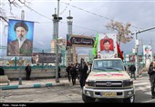 تشییع پیکر شهید حسین بازرگانی فر - زنجان