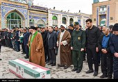 تشییع پیکر شهید حسین بازرگانی فر - زنجان
