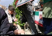 تشییع پیکر شهید حسین بازرگانی فر - زنجان