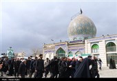 تشییع پیکر شهید حسین بازرگانی فر - زنجان