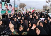 تشییع پیکر شهید حسین بازرگانی فر - زنجان