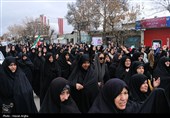 تشییع پیکر شهید حسین بازرگانی فر - زنجان