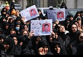 تشییع پیکر شهید حسین بازرگانی فر - زنجان