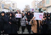 تشییع پیکر شهید حسین بازرگانی فر - زنجان