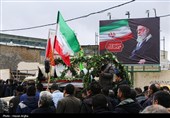 تشییع پیکر شهید حسین بازرگانی فر - زنجان