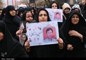 تشییع پیکر شهید حسین بازرگانی فر - زنجان