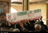 تشییع پیکر شهید حسین بازرگانی فر - زنجان