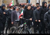 تشییع پیکر شهید حسین بازرگانی فر - زنجان
