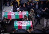 تشییع پیکر 8  شهید  حملات آمریکایی صهیونی در خرم آباد