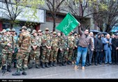 تشییع پیکر 8  شهید  حملات آمریکایی صهیونی در خرم آباد