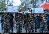 تشییع پیکر 8  شهید  حملات آمریکایی صهیونی در خرم آباد