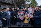 تشییع پیکر 8  شهید  حملات آمریکایی صهیونی در خرم آباد