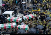 تشییع پیکر 8  شهید  حملات آمریکایی صهیونی در خرم آباد