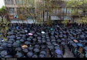 تشییع پیکر 8  شهید  حملات آمریکایی صهیونی در خرم آباد