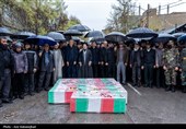 تشییع پیکر 8  شهید  حملات آمریکایی صهیونی در خرم آباد