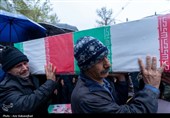 تشییع پیکر 8  شهید  حملات آمریکایی صهیونی در خرم آباد