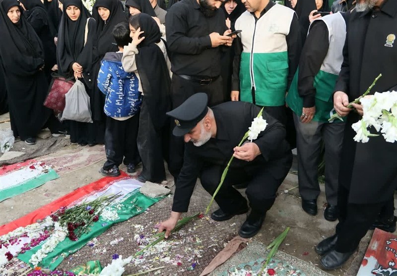 عطر رضوی در گلزار شهدای امامزاده محمد(ع) پیچید