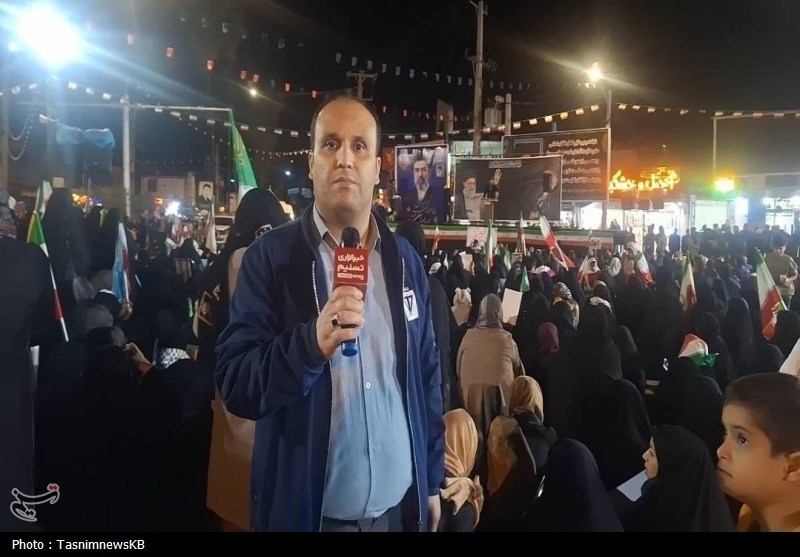 دهه‌نودی‌های کهگیلویه در شب حماسه ؛ بزن بی‌معطلی بزن سردار موسوی