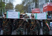 آیین تشییع جمعی از شهدای والامقام جــــنگ رمــــضان اســـتان لـــرستـــان