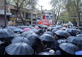 آیین تشییع جمعی از شهدای والامقام جــــنگ رمــــضان اســـتان لـــرستـــان