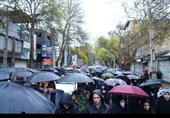 آیین تشییع جمعی از شهدای والامقام جــــنگ رمــــضان اســـتان لـــرستـــان