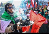 تشییع پیکر 21 شهید حملات آمریکایی صهیونی در تبریز