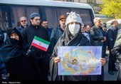 تشییع پیکر 21 شهید حملات آمریکایی صهیونی در تبریز
