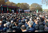تشییع پیکر 21 شهید حملات آمریکایی صهیونی در تبریز