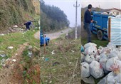 بارِ یک تُنیِ زباله بر دوش طبیعت دیلمان در هر روز!