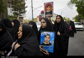تشییع پیکر دانش آموز شهید محمدحسین دهقان - قم
