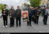 تشییع پیکر دانش آموز شهید محمدحسین دهقان - قم