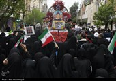 تشییع پیکر دانش آموز شهید محمدحسین دهقان - قم