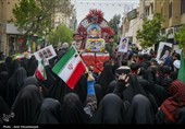 تشییع پیکر دانش آموز شهید محمدحسین دهقان - قم