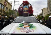تشییع پیکر دانش آموز شهید محمدحسین دهقان - قم