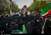 تشییع پیکر دانش آموز شهید محمدحسین دهقان - قم