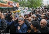 تشییع پیکر دانش آموز شهید محمدحسین دهقان - قم