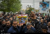 تشییع پیکر دانش آموز شهید محمدحسین دهقان - قم