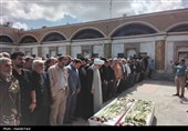 تشییع شهیدان اقتدار رمضان محمدرضا کرمی و یوسف صبحانی‌نسب در بوشهر