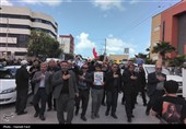 تشییع شهیدان اقتدار رمضان محمدرضا کرمی و یوسف صبحانی‌نسب در بوشهر
