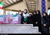 تشییع پیکر شهیده 8 ساله یزد «تیارا صادقی»