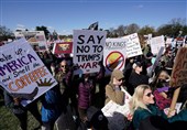 تظاهرات گسترده در مخالفت با جنگ علیه ایران در شهرهای آمریکا