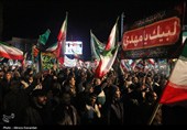 اجتماع شبانه مردم اردبیل درحمایت از رهبری و نیروهای مسلح