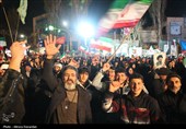 اجتماع شبانه مردم اردبیل درحمایت از رهبری و نیروهای مسلح
