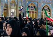 تشییع پیکر شهید پیام رجبی در آران و بیدگل