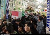 تشییع پیکر شهید پیام رجبی در آران و بیدگل